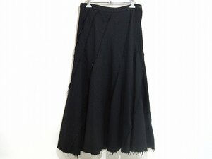 tricot COMME des GARCONS /トリコ コム・デ・ギャルソン 2003年 日本製 ロングスカート毛100% レディース サイズ : M ブラック