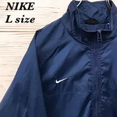 《希少》NIKE ナイキ☆ナイロンジャケット   L ブラック NJ142