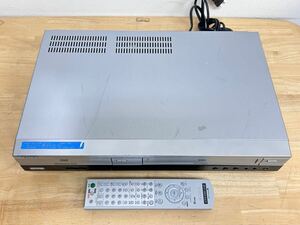 K-0944【①SONY　SLV-D383P 2006年製　DVD/VHS/ビデオデッキ 　DVD PLAYER VIDEO RECORDER　通電確認済み　リモコン付き　ジャンク】