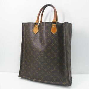 ルイヴィトン LOUIS VUITTON モノグラム サックプラ M51140 モノグラム ブラウン 茶系 フランス製 メンズ レディース