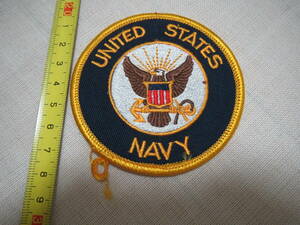 米軍放出品 アメリカ海軍 US.NAVY ワッペン 刺繍