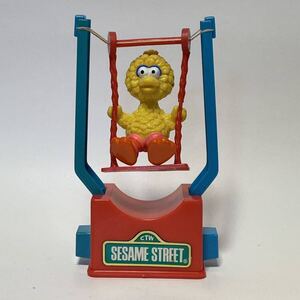 【Vintage】セサミストリート ビッグバード トリッキートラピーズ ブランコ フィギュア Sesame Street Tricky Trapeze Big Bird 