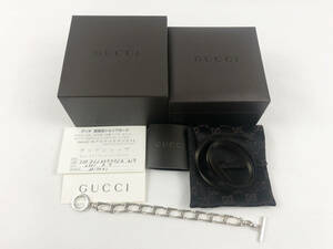 ☆箱カード付☆GUCCI グッチ ブレスレット フィガロ チェーン シルバー 925 アクセサリー【レア廃盤品 オールド OLD ヴィンテージ】