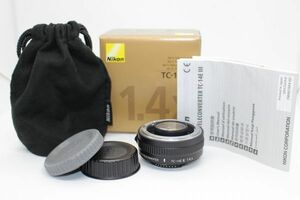 ■新品同様品■ニコン NIKON AF-S TELECONVERTER TC-14E III テレコンバーター■元箱付き■Z3433