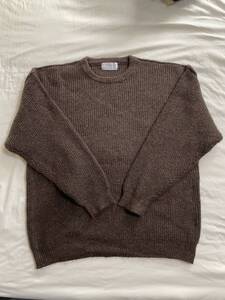 PRY Inside-out Oversized Knit サイズFREE ブラウン ¥15,800 シュウト 2022AW オーバーサイズ ニット セーター