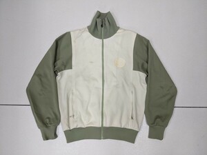 18. 80s CLUB adidas デサント製 ツートンカラー ヴィンテージ ハイネック トラック ジャケット ジャージ クラブ アディダス メンズ4x302