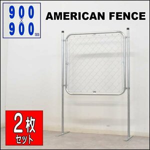 【送料無料(一部除)新品未使用】アメリカンフェンス2枚セット 90cm×90cm ガレージ 外構 おしゃれ 屋外(検 展示品アウトレット展示処分品