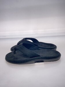 ISLAND Slipper◆サンダル/UK4/BLK/スウェード