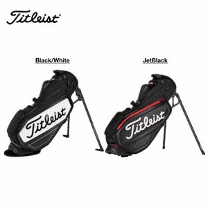 ★新品★送料無料★ タイトリスト Titleist プレミアム スタンドバッグ Black/White