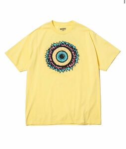 【新品sizeL】MASSES EYE T-SHIRT イエロー マシス ネイバーフッド challenger チャレンジャー wtaps SAMS 好きにおすすめ