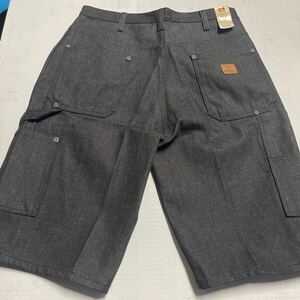 W38 デニム ベンデイビス 未使用品 90~00年代 BEN DAVIS ORIGINAL BENS BLACK DENIM SHORTS 