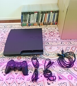 PS3 CECH-3000B　ソフト大量　セット　動作品　送料無料　 SONY PlayStation3 ブラック