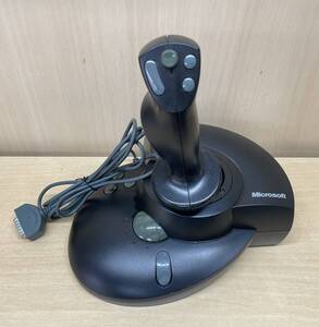 #7037 Microsoft SideWinder Force Feedback Pro マイクロソフト サイドワインダー ジョイスティック 動作未確認 ジャンク品