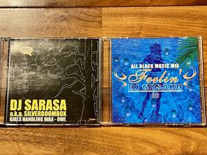 HIP HOP MixCD DJ SARASA DJ MISAKO 2枚セット ユーズド !!