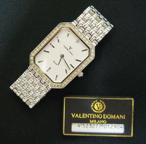 【美品・稀少】中古品 バレンチノ婦人用腕時計 ☆ VALENTINO DOMANI MIRANO VD-2015