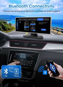 11.26インチ オンダッシュモニター　 CarPlay Android Auto ミラーリング 12V 24V ドライブレコーダー　ドラレコ　カメラ付　Bluetooth