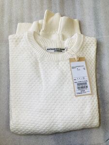 送料230円☆KATHARINE HAMNETT キャサリンハムネット カシミア混 ニット 未使用品☆