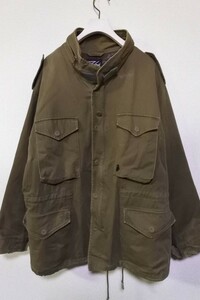 FUTURA laboratories M-65 フィールドジャケット ミリタリー size L オリーブ×カモフラ UNKLE POINTMAN