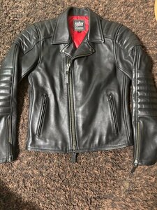 KADOYA カドヤ　K’sレザー　パテッドレザー　ライダースジャケット　Ｌ　used 美品