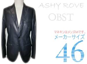 OBST 【テーラードジャケット】 光沢ダークグレー 【管20-4】ASHY ROVE 