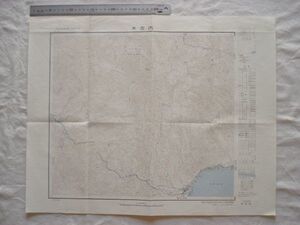【古地図 昭和30年代 北海道】『木古内』五万分一地形図函館10号 昭和36年発行 国土地理院【鉄道 江差線 稲穂トンネル 国道228号】