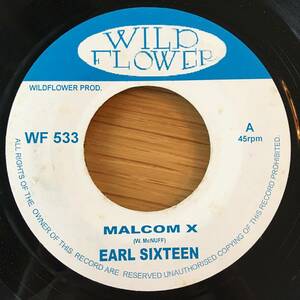 Earl Sixteen / Malcom X　[Wild Flower - WF 533]