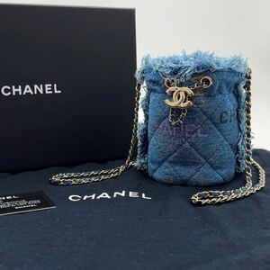 【極美品・正規品保証】CHANEL シャネル ブルーデニム ミニポシェット ショルダーバッグ 即完売品 大人気 おしゃれ レディースバッグ