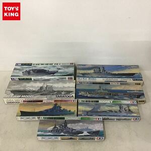 1円〜 ハセガワ 他 1/700 日本航空母艦 赤木 三段甲坂 タミヤ 1/700 イギリス海軍 戦艦ロドネイ 等