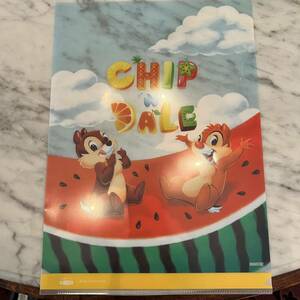 非売品　チップ&デール　CHIP&DALE クリアファイル　Disney