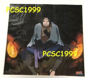 2009年 オフィシャルグッズ NARUTO - ナルト - 疾風伝 オフィシャル スクエア クリアポスター うちはサスケ Clear Poster Sasuke Uchiha