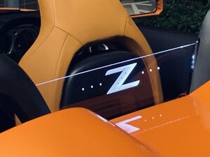 ValkyRie Style フェアレディＺ　Z33 ロードスター　HZ33 専用　ウィンドディフレクター　…Z…文字　リモコン付きLED白。！