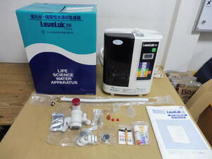 「6063/T2D」エナジック 還元水・強酸性水連続生成器 浄水器 レベラックDX LeveLuk DX TYH-91N 整水器 通電確認済 元箱付 現状品