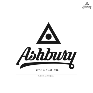 【ASHBURY】アシュベリー★01★ダイカットステッカー★切抜きステッカー★8.0インチ★20.3cm