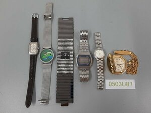 0503U87　時計　腕時計　懐中時計　ジャンク品　おまとめ　SEIKO セイコー　CITIZENシチズン　ABISTE　など