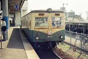 フィルム　鉄道写真　紀州鉄道　キハ600形　Lサイズ