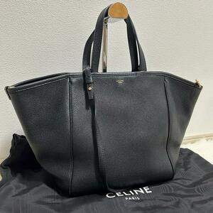 【未使用級】 CELINE フォールドカバ スモール 2way バッグ 黒