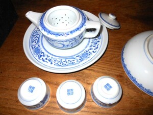 景徳鎮 中国 茶器セット 新品 　30年位前に購入