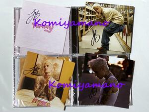 Justin Bieber ジャスティン・ビーバー 直筆サイン入り CD 「 Yummy 」 コンプセット 4種類 オフィシャル販売品 ヤミー autograph signed