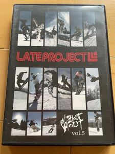 送料無料 匿名発送 DVD LATE project vol.5 レイト プロジェクト スノーボード グラトリ