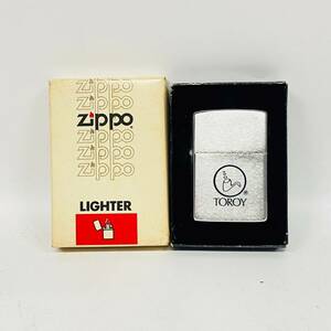 1円~【着火未確認】ジッポ ZIPPO オイルライター 1982年製 トロイ TOROY 喫煙具 煙草道具 タバコグッズ 箱付き J130832