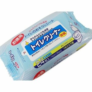 除菌 トイレクリーナー お徳用 ２４枚入りｘ１個