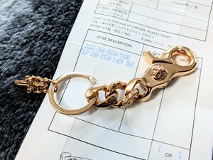 【再入荷!!】クロムハーツ　CHROME HEARTS　22k ファンシー　キーチェーン　ショート　22k 