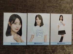 乃木坂46 阪口珠美 会場限定生写真 12thBDライブTシャツ 3枚コンプ 12th YEAR BIRTHDAY LIVE