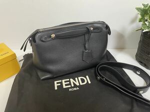 【美品】フェンディ　バイザウェイ　ミディアム　ブラック　黒　ショルダーバッグ　FENDI ハンドバッグ　Fendi By the way