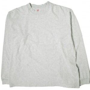 HANES x BEAUTY＆YOUTH ヘインズ ビューティーアンドユース 別注 BEEFY-T LONG SLEEVE TEE ロングスリーブTシャツ H8-R402 XL GRAY g20063