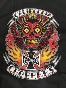 新品　CALIFORNIA CHOPPERS DEVIL Tシャツ　黒/FRISCO 415clothing ハーレー　ヘルズエンジェルス