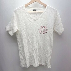 ◇ AVIREX 半袖 Tシャツ サイズM ホワイト メンズ E 1405140008906