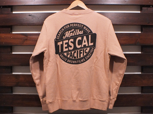 新品 Lサイズ TES エンドレスサマー オールドサイン ロゴ スウェット コーラル The Endless Summer OLD SIGN LOGO SWEAT CREW NECK