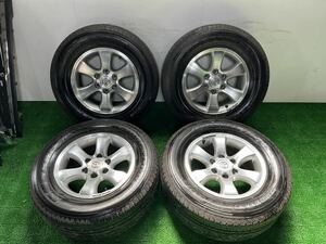 1円スタート【管理番号 244-10】 ランクル プラド 120系 トヨタ純正ホイール 17インチ 7.5J +30 PCD139.7-6H 265/65R17 ブリジストン 