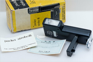 Pocket Strobo 18 ポケット ストロボ FOR POCKET INSTAMATIC CAMERAS MODELS 20-30-40 説明書付 動作OK [1001]